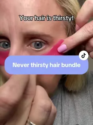 I did not have e.l.f. dropping hair care on my 2026 bingo card… 👀 The They’re Never Thirsty Bundle has my hair feeling so soft, and I finally understand why everyone is talking about it. If you’ve been looking for an affordable hair care routine, this one is worth checking out before it sells out. #elfcosmetics #tiktokmademebuyit #haircaremusthave #SummerBeauty #tiktokshopcreatorpicks