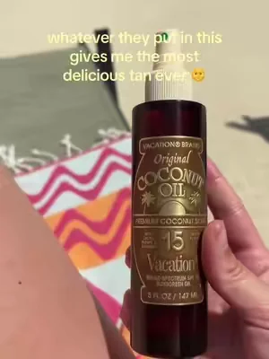 and this is coming from a girl who never gets color, only a burn 😫 #tanning #tanningoil #vacation 