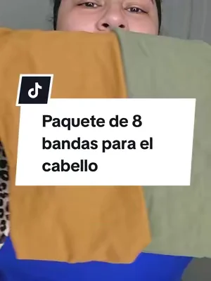 Paquete de 8 bandas para el cabello #dealsforyoudays  #summerwins  #superbranddays #bandasparaelcabello @Yogurt 01 