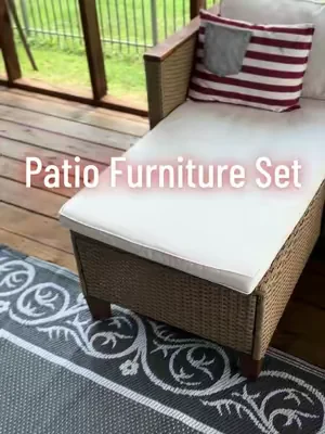 My favorite spot on the back porch right now! 🇺🇸 #patio #porch #outdoorfurniture #usa #july4 