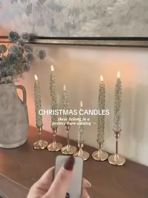 These frosted Christmas tree candles from QVC are one of my favorite Christmas home decor finds this year. They have the prettiest frosted finish, a warm LED glow, and instantly make any space feel cozy and elevated. If you love elegant holiday decor, battery-operated candles, and Pottery Barn-inspired Christmas decorating, these are a beautiful addition to your home this season. ✨🎄 #QVCFinds #ChristmasDecor #HolidayDecor #ChristmasHomeDecor #PotteryBarnInspired 