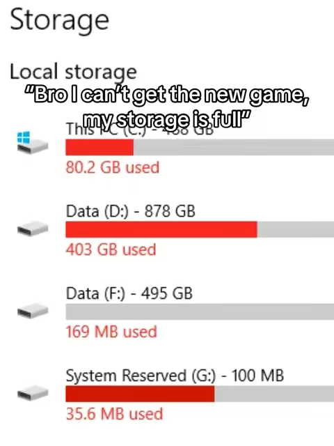 PS5 and PC players up 1-0 with this one... #ssd #storage #playstation #pcparts #ps5storage