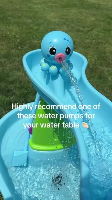 No more tired arms from scooping the water up #fyp #watertable #toddlersoftiktok 