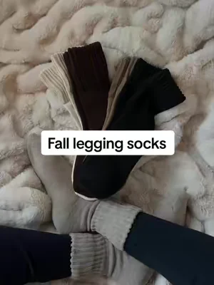 Leggings plus slouchy socks season is coming!! #slouchysocks #bootsocks #fallsocks #socks 