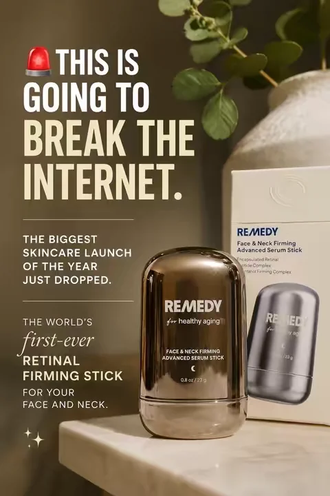 If I had to predict the next viral skincare product… it’d be this. @Remedy Science just changed the skincare game. ✨ The world’s first-ever retinal firming stick for your face & neck. Retinal + peptides in a mess-free stick? That’s the kind of skincare innovation I get excited about. Who’s grabbing one before it sells out? 🤍 #tiktokshopcreatorpicks  #skincare  