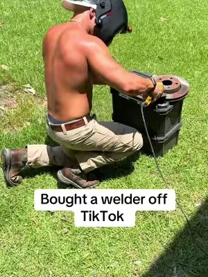 A welder is always nice to have on hand for quick fixes #welder #portableweldingmachine #welding #weldingart #weldingtips 