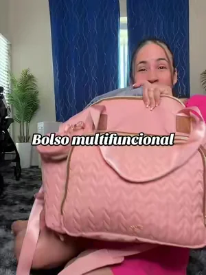 Bolso para maternidad. Multifuncional. #maternitybag #bolsoparamaternidad #handbag #momsbag #bolsomultifuncional 
