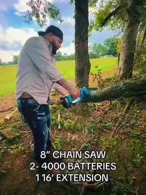 #tiktokshop #chainsaw #cordless #work #construction 