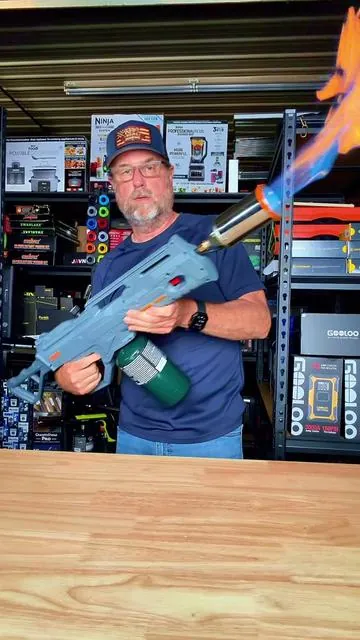 Powerful Propane Torch Gun with Adjustable Flame #propanetorch #torch #RoysRealReviews 