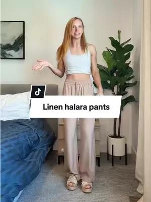 #halara #halarapants #linenpants #summerpants @Halara_official 