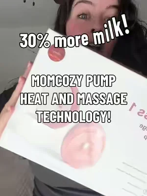 @Momcozy US new pump helps you product more milk with heat and massage technology!
