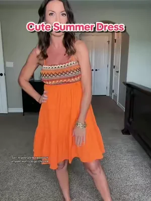 The cutest little dress for Summer!  #summerdresses #beachdress #dresses #minidresses #tiktokshopcreatorpicks 