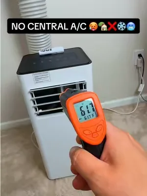 My house is FREEZING now ❄️🥶🥶 #tiktokshop #airconditioner #centralair #summerheat #portableac 