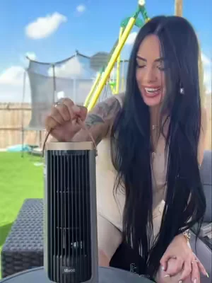 Mini ventilador portable #towerfan #portablefan #tiktokshopcreatorpicks #dealsforyoudays #minifan 