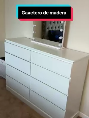 El gavetero de madera que tienes demasiado espacio #creatorsearchinsights #drawerdecorideas #tiktokshopcreatorpicks #tiktokshopstockup #dresser 