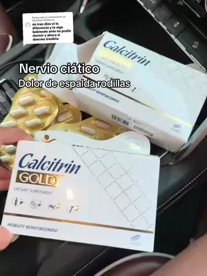 Respuesta a @Nairobis Gutierrez Calcitrim GOLD Joint Bone#nerviociático #dolorderodilla #dolorderodillas #artritis #osteoporosis 