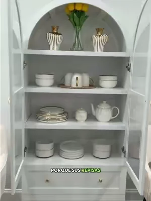 Respuesta a @COZY SPACE hermoso pantry gabinet de madera #pantry #cabinetorganizer #tiktokshopcreatorpick #dealsforyoudays #summerwins @LIKIMIO Furniture 