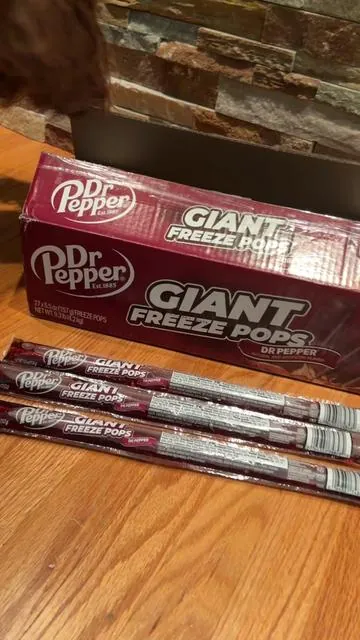 Dr Pepper Freeze Pops 