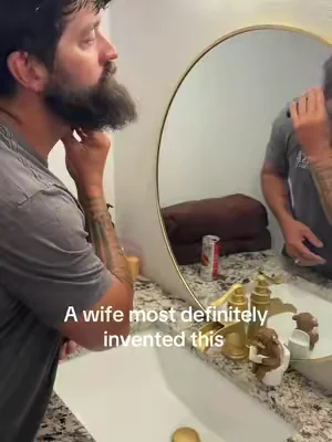 Thank you to the wife who invented this!  #beardtrim #beard 