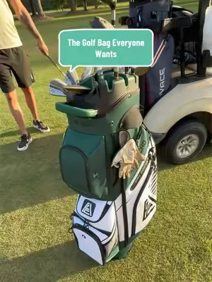 Golfers kept asking Justin where he got this bag. 👀⛳️