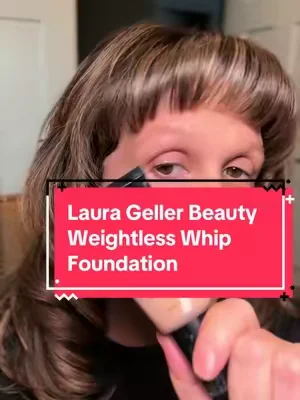 #creatorsearchinsights It feels like air but covers everything. ☁️ Testing the new @Laura Geller Beauty Weightless Whip Foundation. The coverage is insane but it feels like I’m wearing zero makeup🙌 #laurageller #matureskinmakeup #lightweightfoundation #flawlessmakeup 