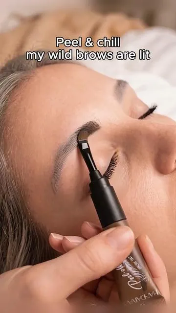Your brows, but better —peel-off magic that stays put all day.#tiktokshop#fyp  #beauty#eyebrows#eyebrowtutorial 