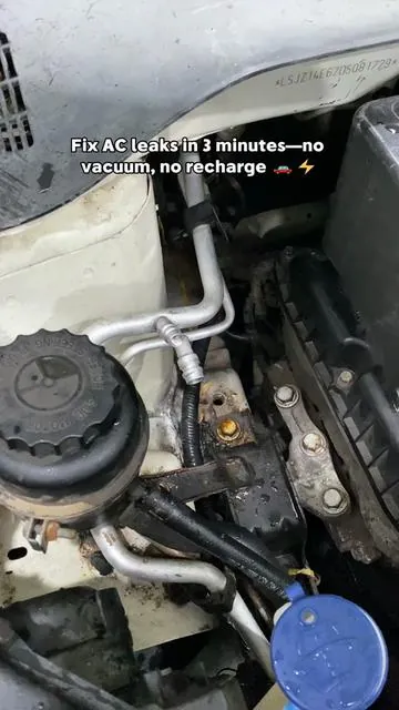 AC not blowing cold? Don't rush to the shop.  Most of the time, it's not the compressor — it's just a bad valve core. A shop will charge you hundreds to replace a $2 part.  With this GJANSH valve core remover tool, you can swap it yourself in 3 minutes. No refrigerant loss. Zero waste.  Works on high and low pressure ports. Compatible with R134A, R1234yf, and R22. Built-in ball valve seals tight, no leaks.  One tool, one fix, pays for itself. Link below — grab it before they're gone.#R134A #valvecore #ACtool #ACrepair #carcare 