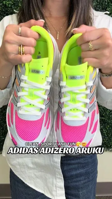 Check out this FUN COLORWAY🤩😍 I mean every time I see these, I JUST CANT HELP BY SMILE🥰 Grab these supper fun ADIDAS ADIZERO ARUKU TODAY‼️‼️ #s#shoes#shoebaccas#shoese#everydayshoesss#sneakercollectionw#worldcupl#lakery#youngsheldonk#kevinharto#offcampusi#icemanee#euphorial#loveislandf#fifaworldcupsoccer #adidas #adidasadizero #adizero #adizeroaruku 