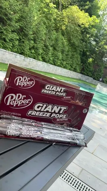 Dr pepper freezer pops