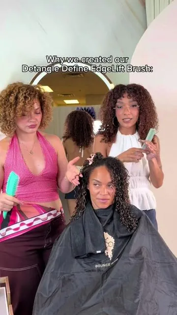 🚨 Don't miss it! 🚨 Our NEW Detangle Define EdgeLift Brush is available exclusively on TikTok Shop... but only until 7/4 👀💗 ✨ Detangles 💫 Defines 🩷 Helps create curl clumps 🌿 Massages the scalp Made to simplify wash day 😍 Get yours before it's gone! #bouncecurl #tiktokshop #curlyhair #edgeliftbrush #washday 