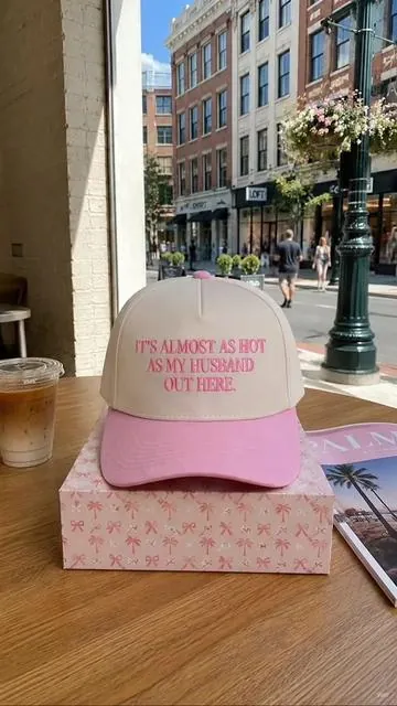 Almost As Hot As My Husband #husbandwife #hat #fyp 