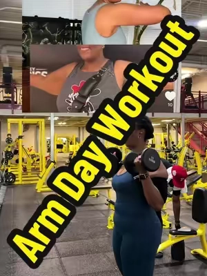 Arm day workout #teelatok #workingoutwithteela #armworkout #armworkouts #armday 