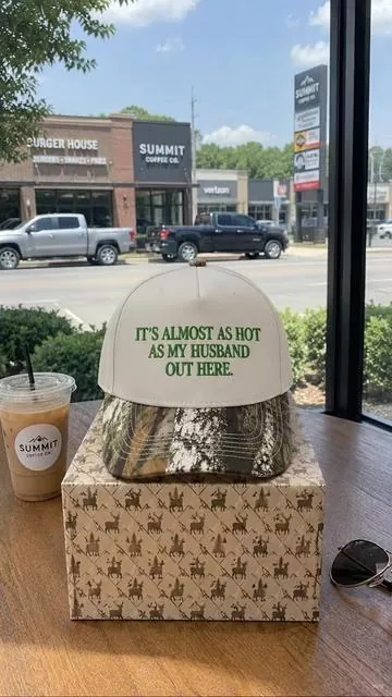 Almost As Hot As My Husband Hat #husbandwife #hat #fyp 