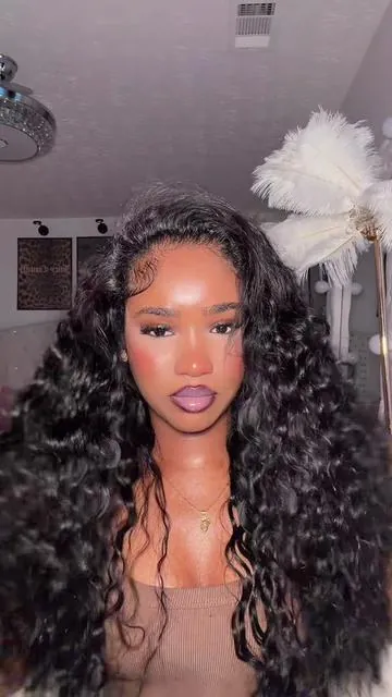So pretty! 😍 Happy fourth yall ✨ #hairtok #recool #fyp #beachcurly #wigtok 