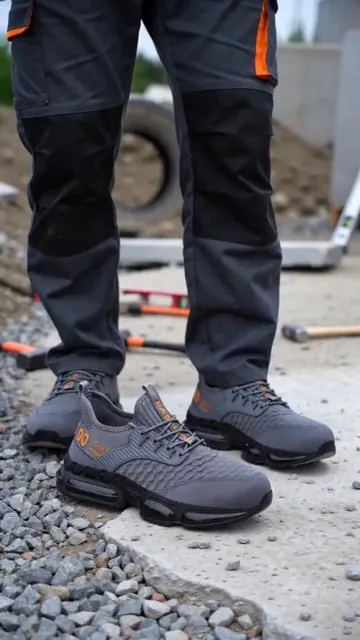 Ready for shoes that work as hard as you do? 💪 Check out these men's steel-toe sports shoes designed for ultimate protection and comfort. They're lightweight and breathable, perfect for long days on the job or any outdoor adventure. Get the durable and sturdy footwear you need without compromising on style. Tap to shop for your next essential pair! #fyp #steeltoeshoes #DealsForYouDays #AIGC #Moras