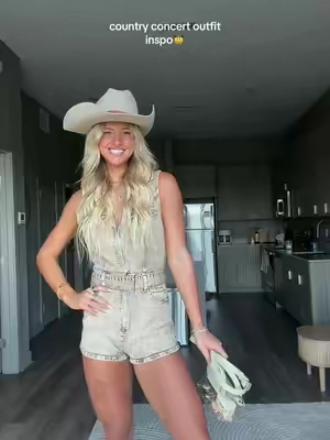 LOVE THIS ROMPER #countryconcert #concertoutfit #countryconcertoutfit #outfitinspo 