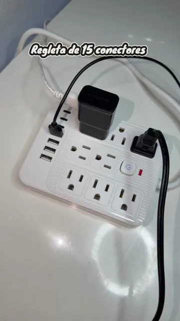 Regleta de 15 conectores #dealsforyoudays #summerwins #home #electric #regleta 