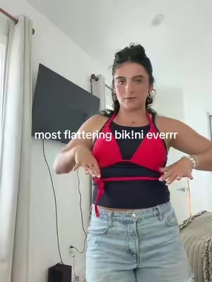 my literal fav rn #cutebikini #flatteringbikini #bikinihaul 