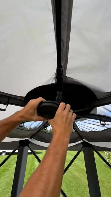 POV: You set up this gazebo in 2 mins 🌞 No tools needed! 🛠️ Full mesh, windproof, and *so* cozy. Perfect for parties or backyard vibes! 🎉 #weeklydeals #payday #GardenGoals #OutdoorShelter #TikTokMadeMeBuyIt #BackyardVibes