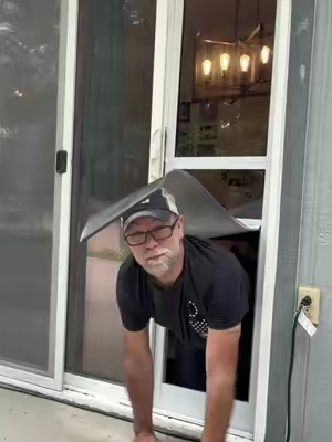 VEVOR Dog Door for Sliding Glass Door,  75 7/8"-80 11/16" Adjustable Height Doggy Door for Sliding Doors, Aluminum Frame Tempered Glass Pet Door with Hinge Structure Flap and Lock for Large-Sized Dogs.   #summerturnup #dog#dogdoor#dogtok#tiktokshopcreatorpicks@VEVOR Outdoor Store 