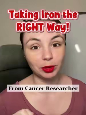 How to supplement iron the correct way so you are not wasting it all away with terrible absorption! #iron #lowiron #irondeficiency #womenover30 #womenover40 