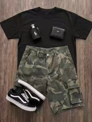 Camo go hard #fitcheck #jorts #fashion 