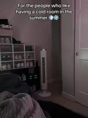 I’m so glad I got this in time🙌#coolingsleepingfan #bedroomfan #coolingfan #fan #summerheat 