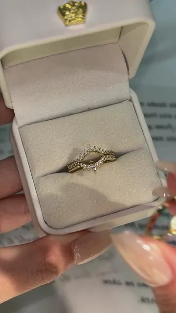 💍💍💍#jewelry #promisering #ring #engagementring #ringstack #jewelrytiktok 