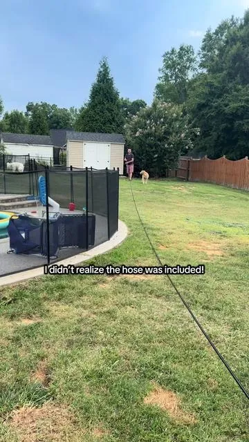 I had no idea this retractable garden hose reel actually came with the hose! It swivels, rewinds automatically, and keeps everything neat instead of dragging a hose around the yard. If you’ve been needing an easier watering setup, this is worth a look. #gardenhose #retractablehose #gardentools #outdoorliving #backyard 