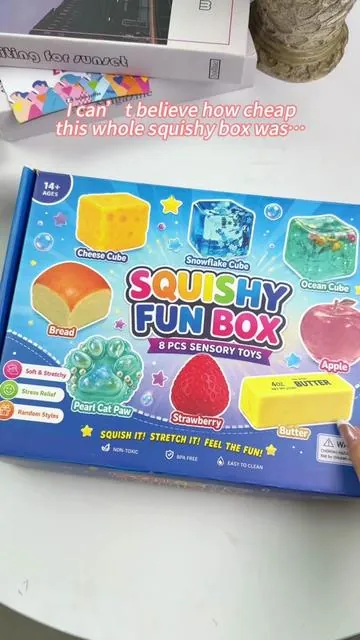 If you’re shopping for a gift for kids… don’t scroll past this.#squishy #toybox #kidsgift #unboxing #fidgettoys        
