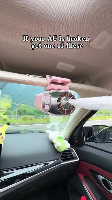 Actually a life saver. Wish I found these sooner #portableac #summeressentials #carhack #portablefan #carhacks