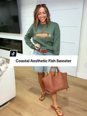 Perfect sweater for chilly summer nights! Definitely sizs up! I’m 5’2” 127 in a medium #sweater #summersweater #oldmoneyaesthetic #cutesweater #modestfashion @CHOUYATOU 