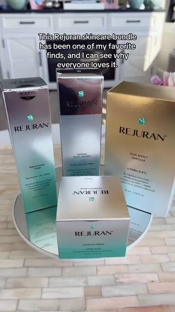 #creatorsearchinsights #rejuvenatingskincare One complete routine in one bundle! Cleanse, hydrate, treat, and lock in moisture with this Rejuran skincare set. If you love premium skincare that leaves your skin looking healthy and glowing, this bundle is a must-have. #TikTokShop #PremiumBeautyPicks #SkincareRoutine  @REJURAN US 