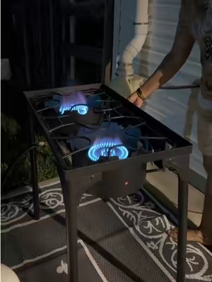 2-Burner Propane Gas Camping Stove,Burner,Outdoor Gas Stove,Portable Gas Stove,Portable Burner. #burner #gasstove  #outdoorcooking #summerwins #tiktokshopcreatorpick 